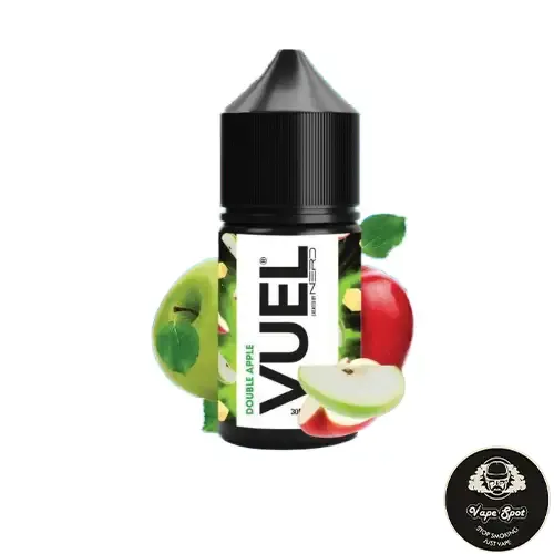 NERD-VUEL-SALTNIC-30ML-Double-Apple.webp NERD VUEL SALTNIC DOUBLE APPLE 30ML - Image 1
