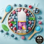 VOZOL SALTNIC BLUEBERRY RASPBERRY 30ML - Image 2