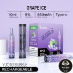 YUOTO BUBBLE DISPOSABLE VAPE 4000 PUFFS - Image 5
