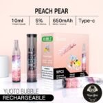 YUOTO BUBBLE DISPOSABLE VAPE 4000 PUFFS - Image 9