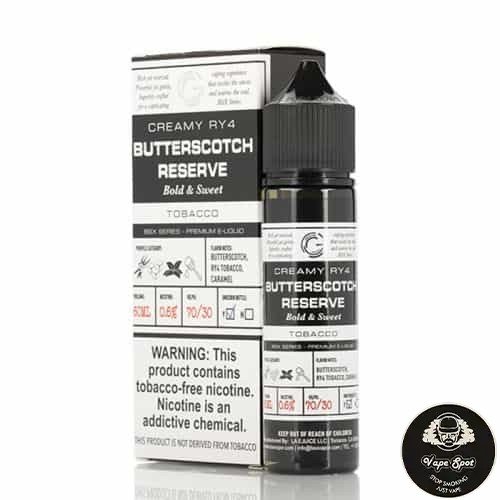 BASIX BUTTERSCOTCH RESERVE BY GLAS 60ML - Image 1