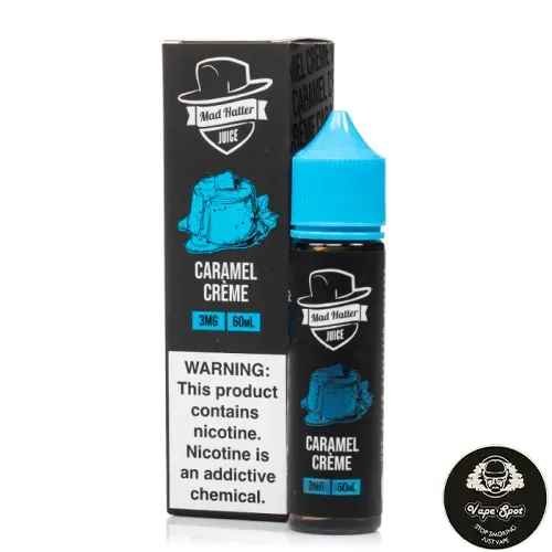 caramel_creme_-_mad_hatter_-_60ml-in-Dubai.webp MAD HATTER CARAMEL CREME 60ML - Image 1