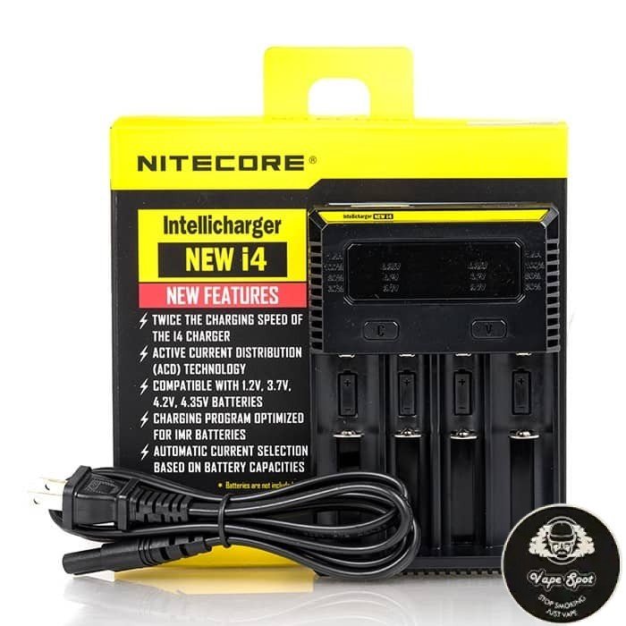 NITECORE I4 BATTERY CHARGER V2 (4-BAY) - Image 1