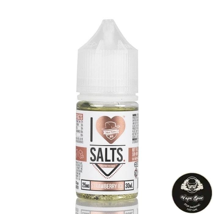 STRAWBERRY ICE - I LOVE SALTS - MAD HATTER JUICE - 30ML - Image 2